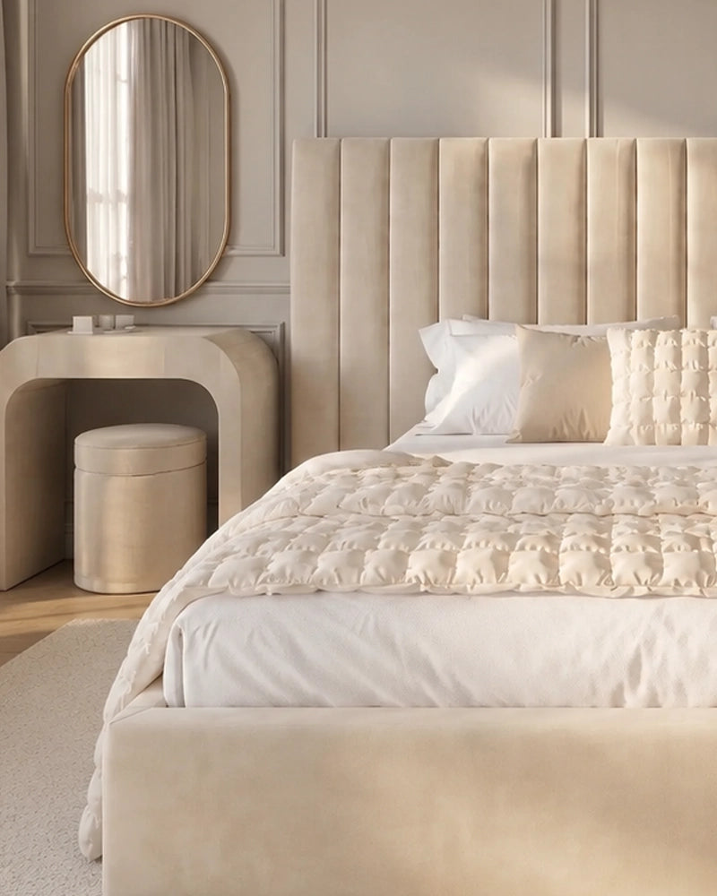 Cama Duke Luxury  Diseño Hotel de Lujo con Cabecero XL de 3 Piezas