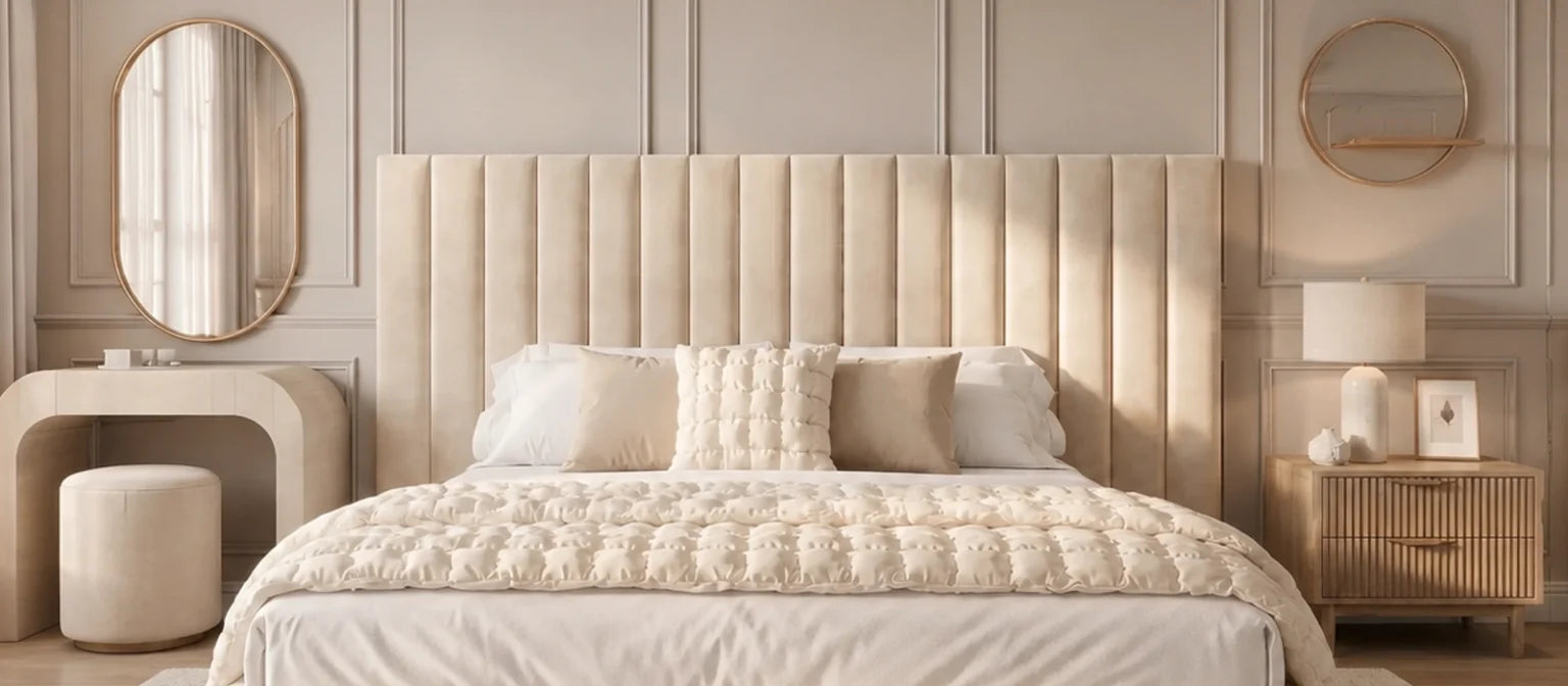 Cama Duke Luxury  Diseño Hotel de Lujo con Cabecero XL de 3 Piezas