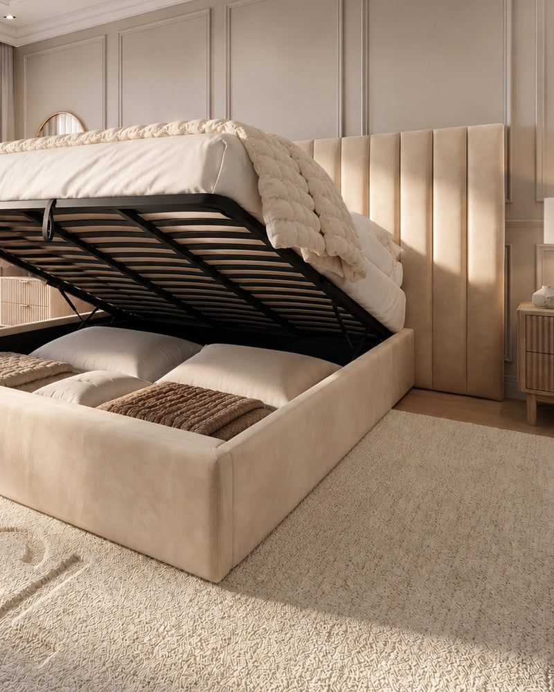 Cama Duke Luxury  Diseño Hotel de Lujo con Cabecero XL de 3 Piezas