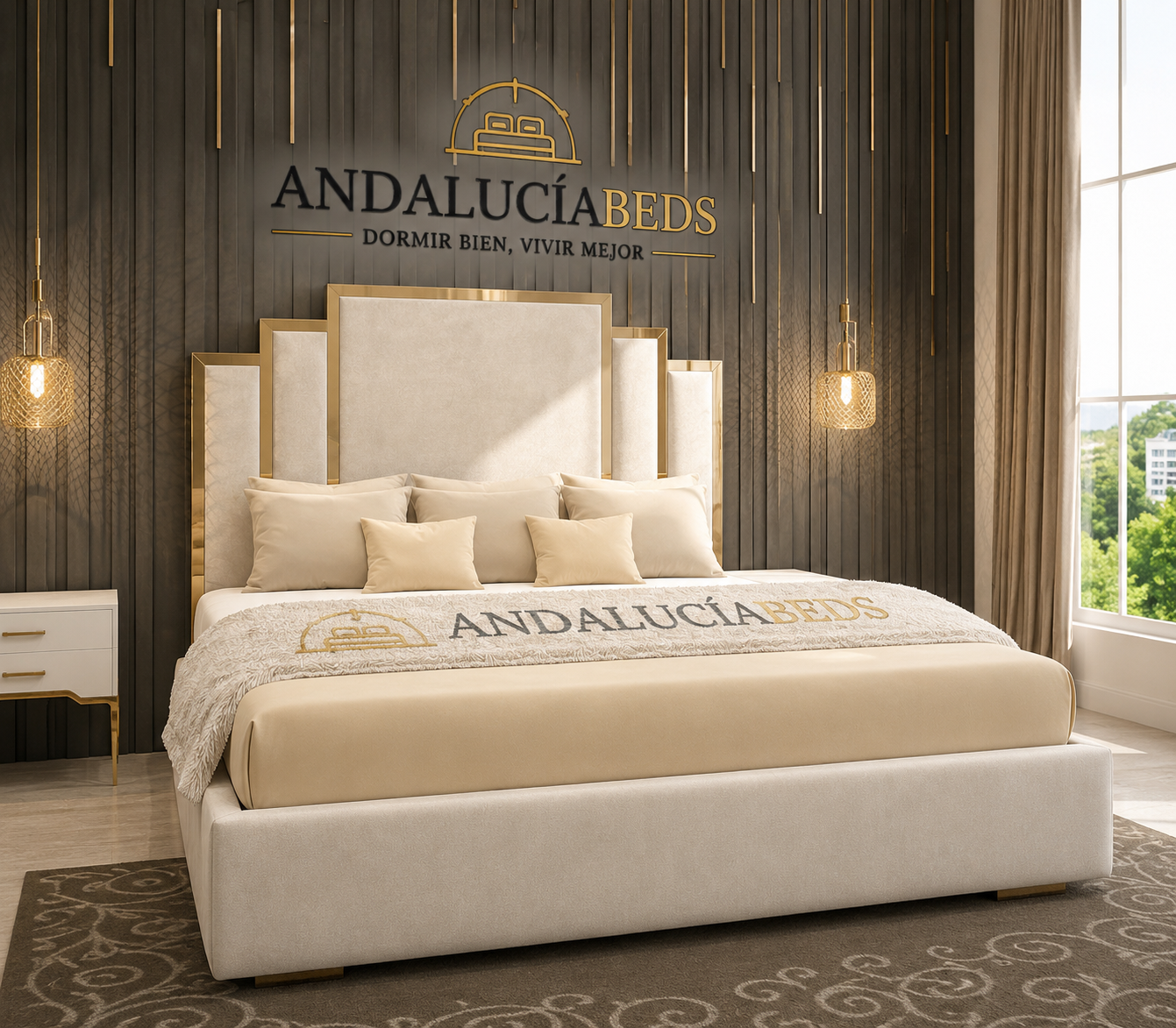 Cama completa  Diseño  -GOLD- Lujo 2026 trend ⭐️⭐️✨