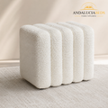 ⭐️Taburete Nube premium  Bouclé Andaluciabeds 1/unidad