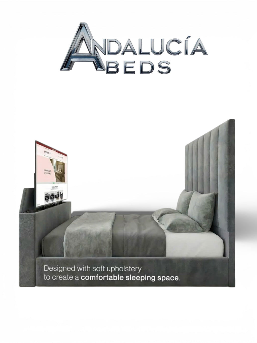 Cama completa  Diseño TV FLEX BED LUXURY 2026 trend ⭐️⭐️ APERTURA AUTOMÁTICA TV SALIDA