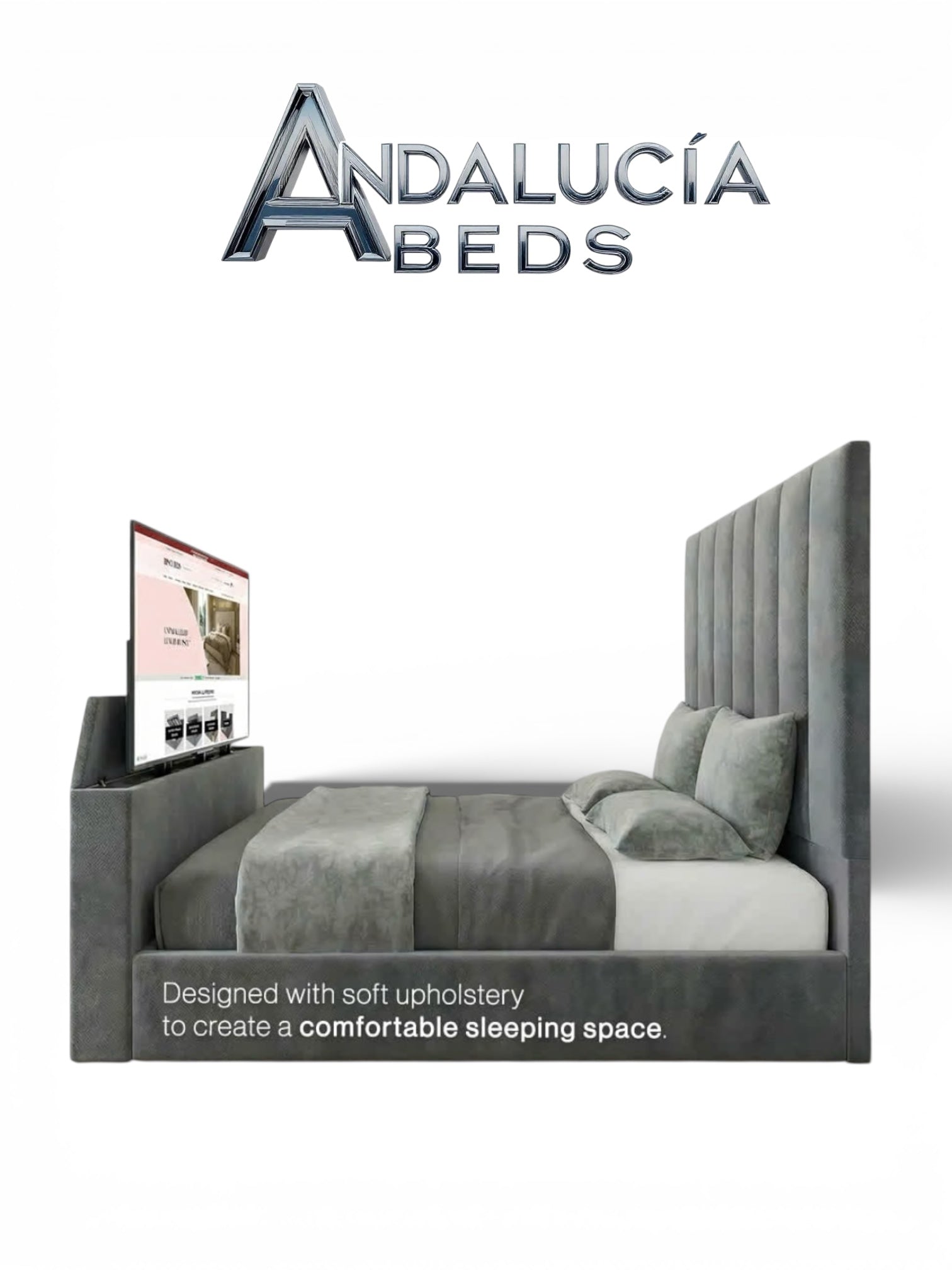 Cama completa  Diseño TV FLEX BED LUXURY 2026 trend ⭐️⭐️ APERTURA AUTOMÁTICA TV SALIDA