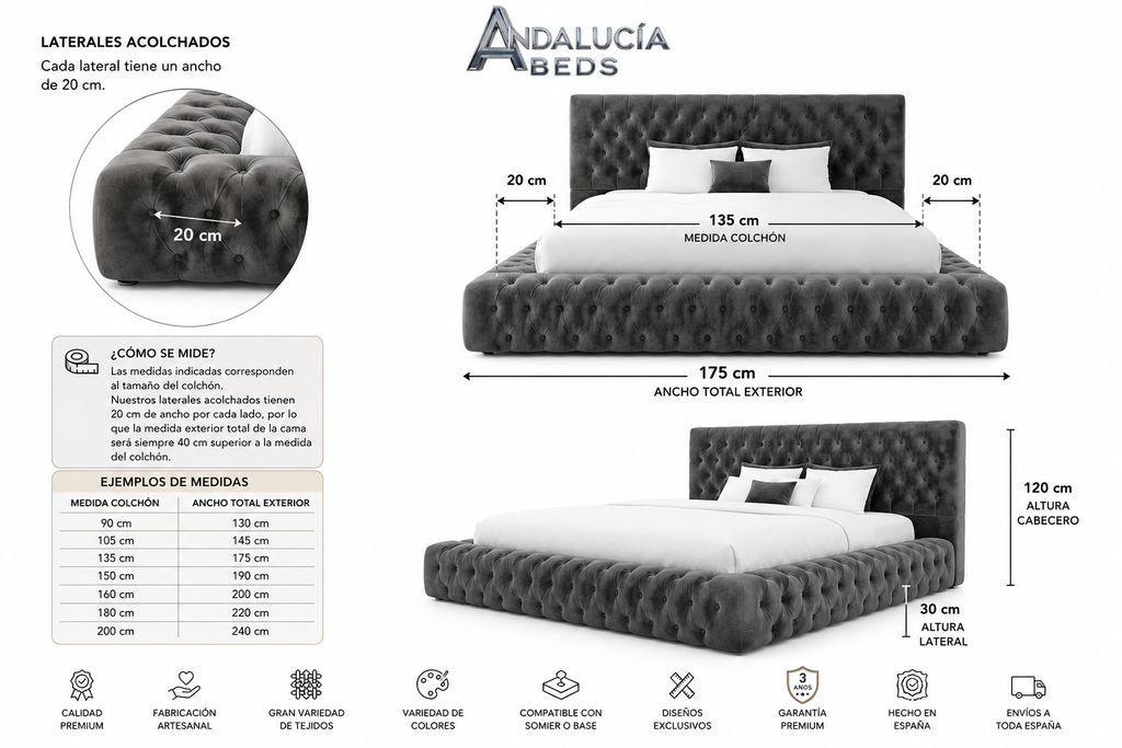 Cama completa  Diseño  ambassador 2026 trend máximo confort ⭐️ 💎