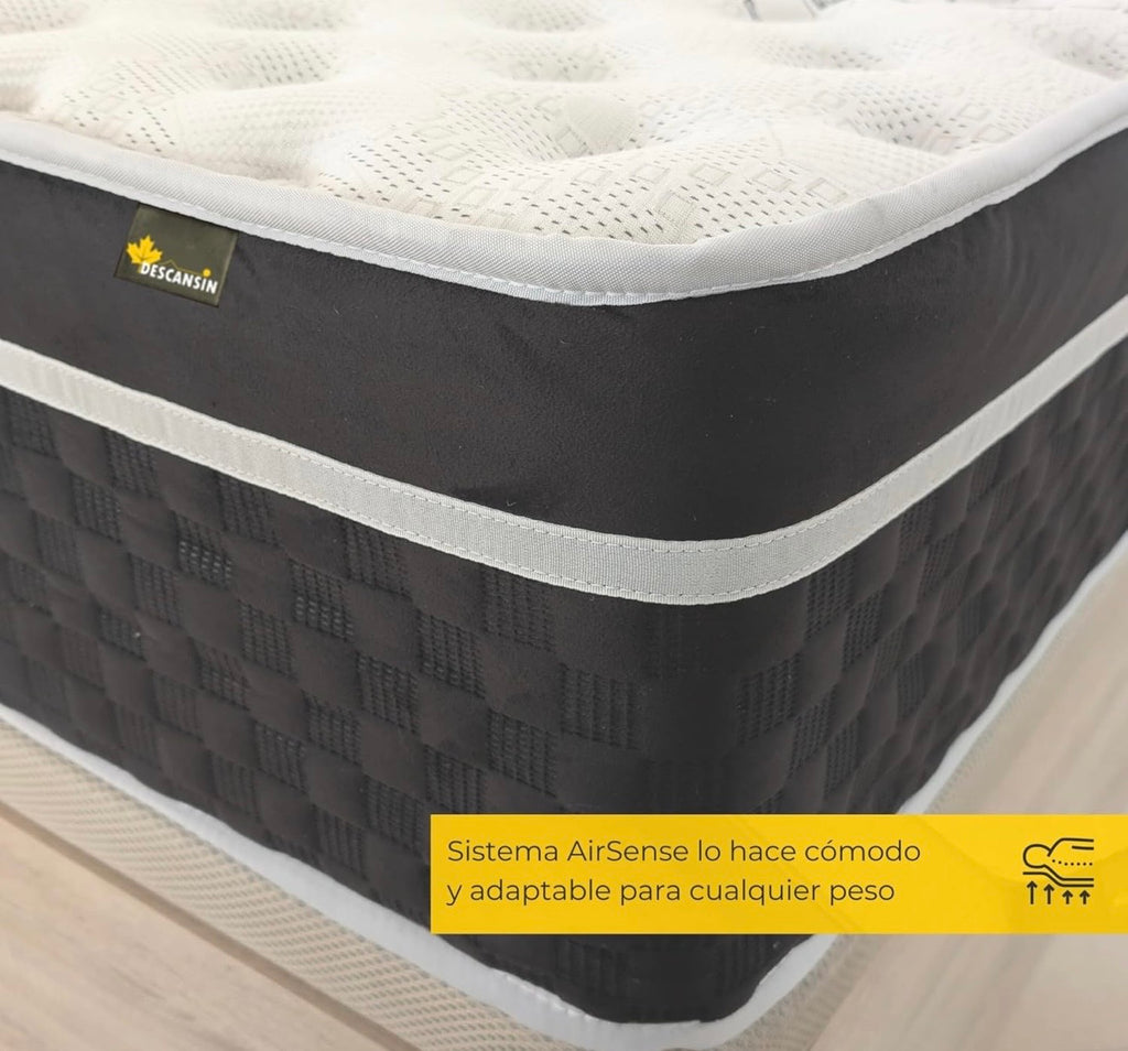 Colchón Viscoelástico AndaluciaBeds 30 cm | Firmeza Muy Alta | Alivio para Dolores de Espalda | Confort Hotelero Premium | Disponible en Todas las Medidas