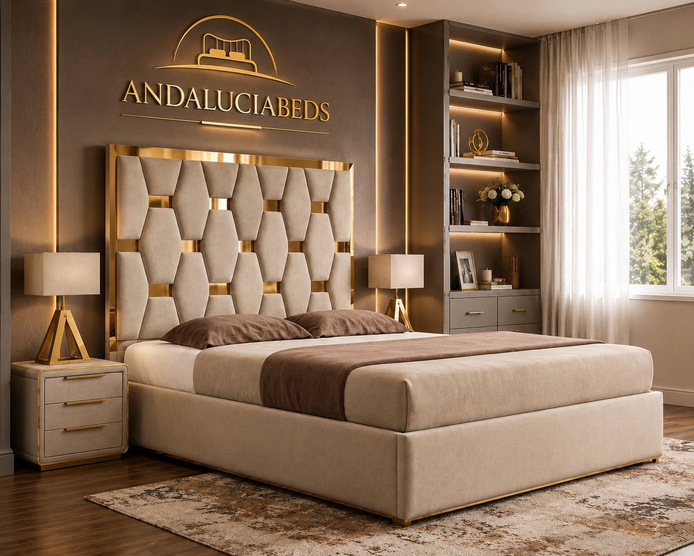 Cama completa  Diseño  ROYAL GOLD LUXURY Lujo 2026 trend ⭐️⭐️✨