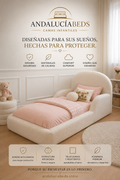 Cama Infantil  boucle  2026 con Laterales de Seguridad Integrados – AndaluciaBeds