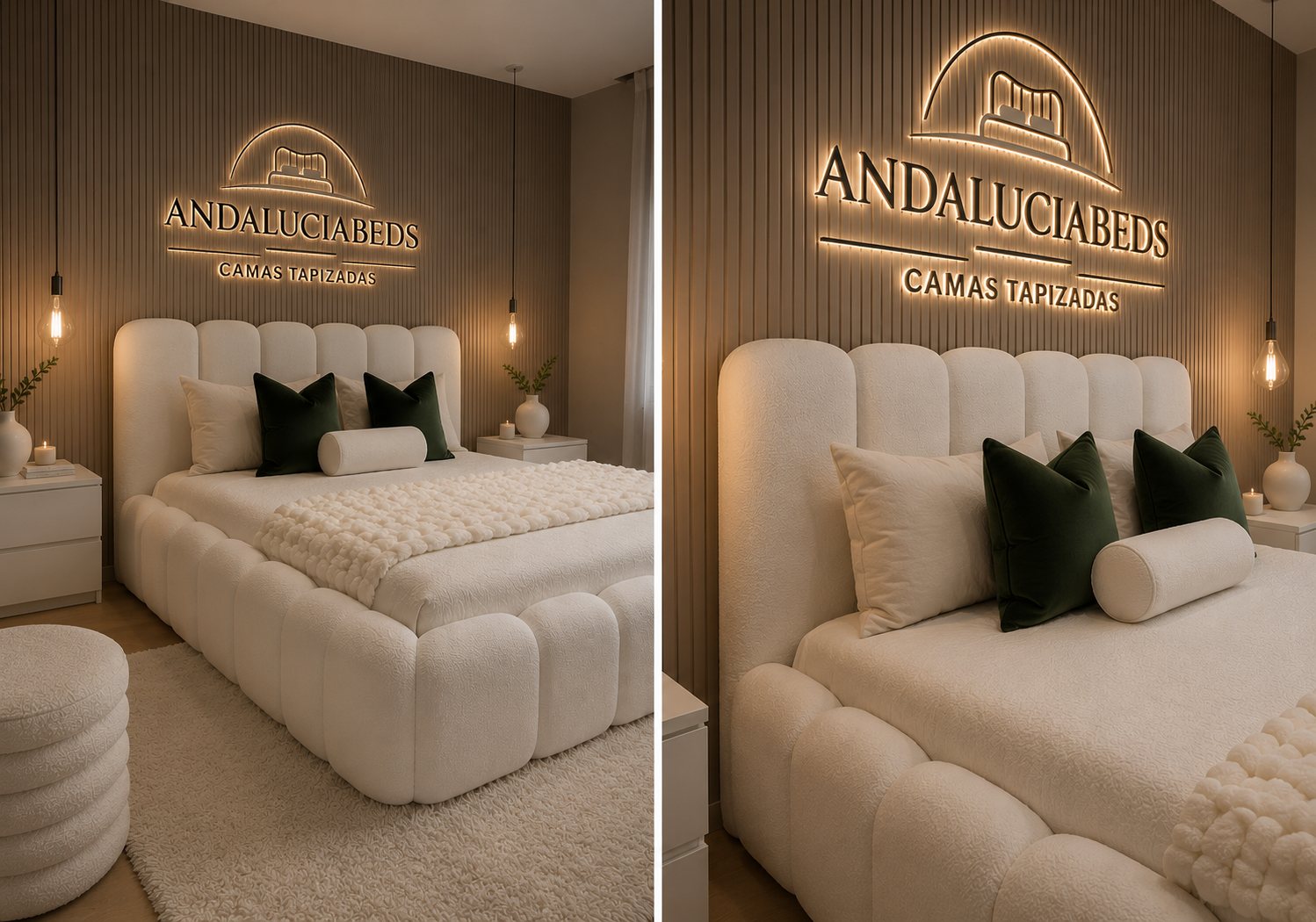 Cama completa  Diseño  (NUBE 20cm+☁️) 2026 trend máximo confort ⭐️