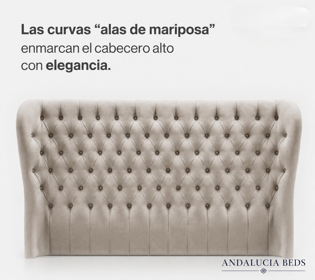 Marbella Wing – Cama Tapizada Premium con Canapé Abatible | Andalucía Beds