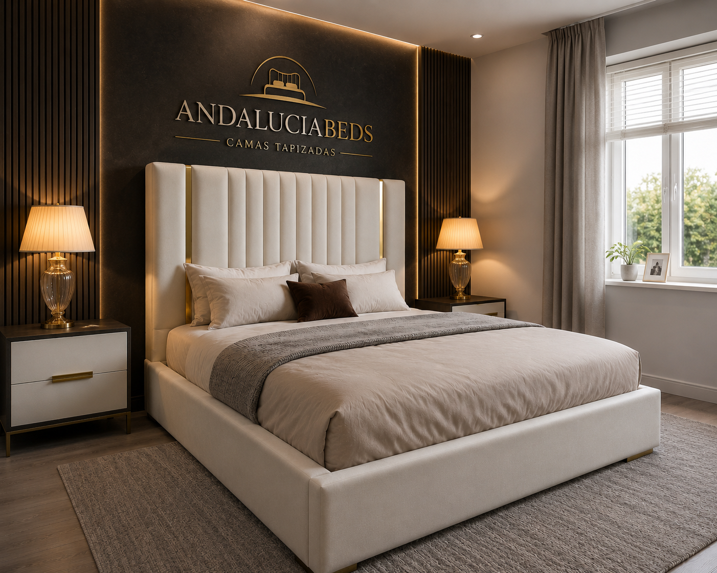 Cama completa  Diseño  NUEVO LUJO LINEAR GOLD 2026 trend