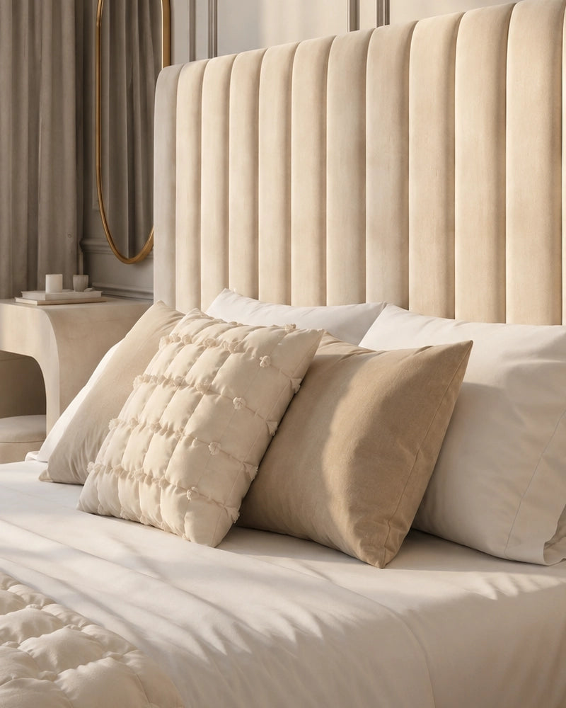 Cama Duke Luxury  Diseño Hotel de Lujo con Cabecero XL de 3 Piezas