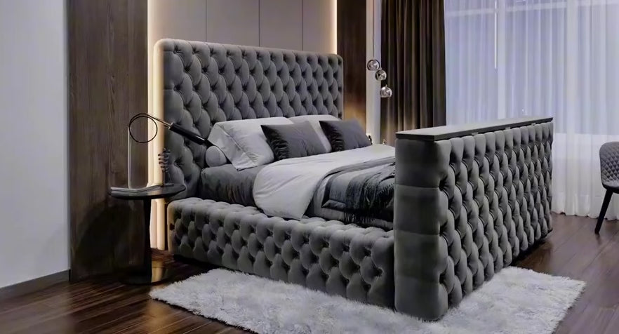 Cama completa  Diseño TV FLEX BED LUXURY 2026 trend ⭐️⭐️ APERTURA AUTOMÁTICA TV SALIDA